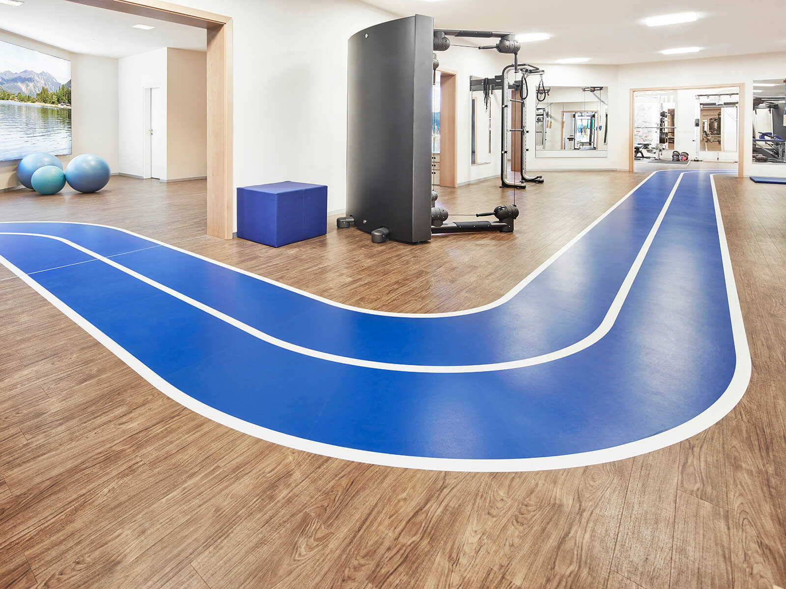 Bespoke path created using products from the Amtico Signature collection