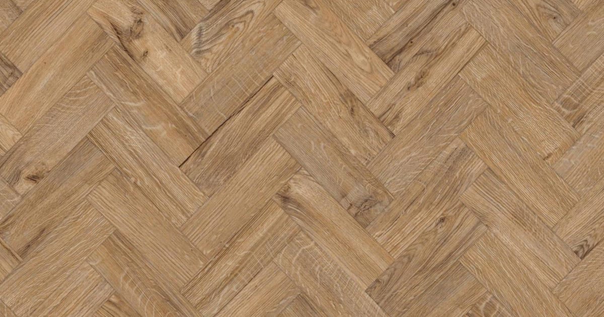 Featured Oak in Small Parquet: Amtico LVT Design flooring