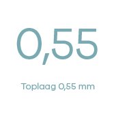 Toplaag 0,55mm