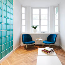Amtico Spacia LVT flooring featured in dentist waiting area.