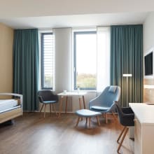 Amtico flooring in patient treatment room