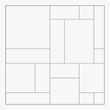 large flagstone  laying pattern