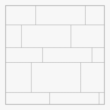 random stone laying pattern