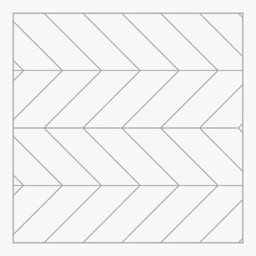 pleat laying pattern