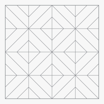 small gatsby square laying pattern