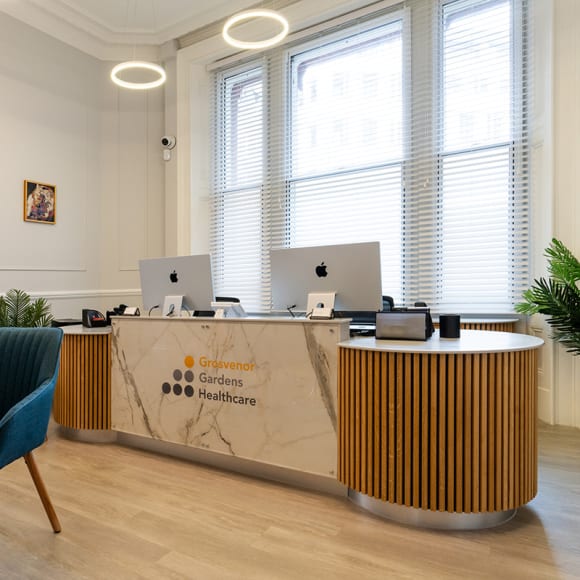 Amtico commercial flooring at Grosvenor Gardens Healthcare