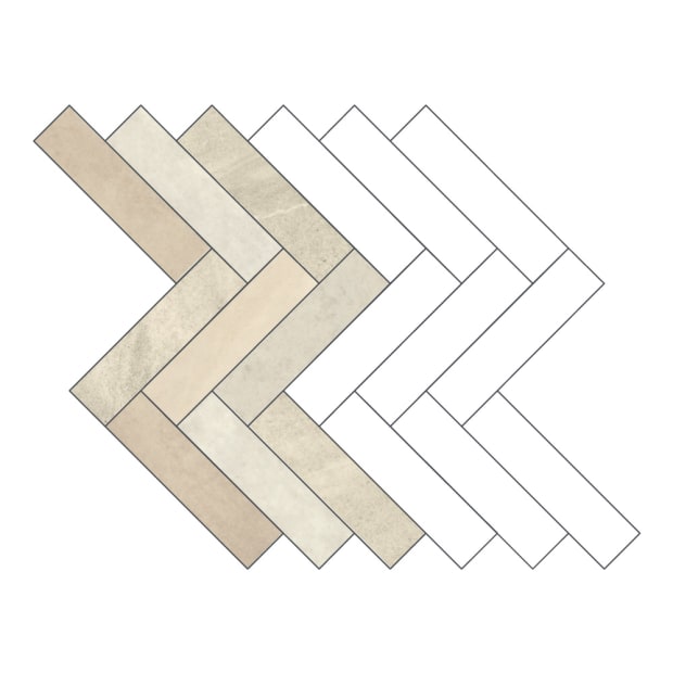 Parquet Large, 5 Products with stripping, EP637