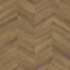 Furrowed Oak in Chevron