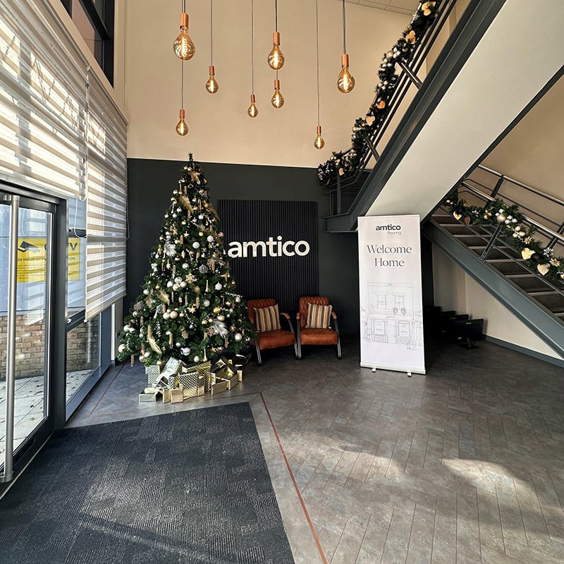 Amtico offices at Christmas