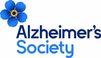 Alzheimer's Society logo in blue