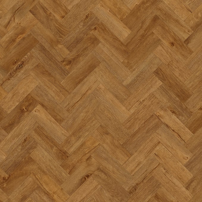 Carved Oak in Small Parquet: Beautifully designed LVT flooring by Amtico